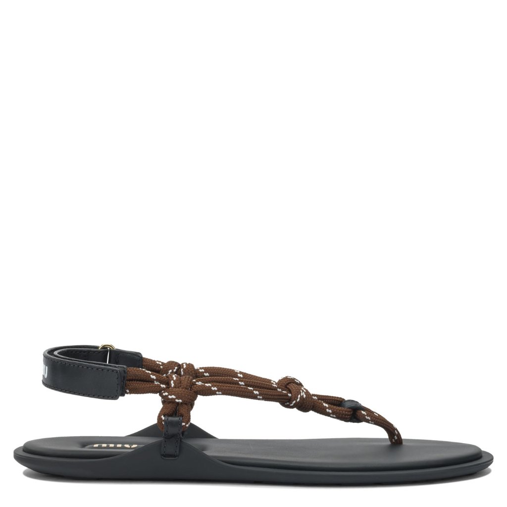 Miu Miu Rivire Rope Sandals It 37 Women